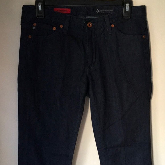 AG Adriano Goldschmied 'The Premiere' Straight Skinny Jeans in a Dark Wash (27R) - Picture 2 of 11